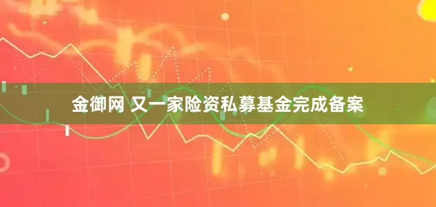 金御网 又一家险资私募基金完成备案