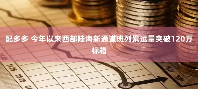 配多多 今年以来西部陆海新通道班列累运量突破120万标箱